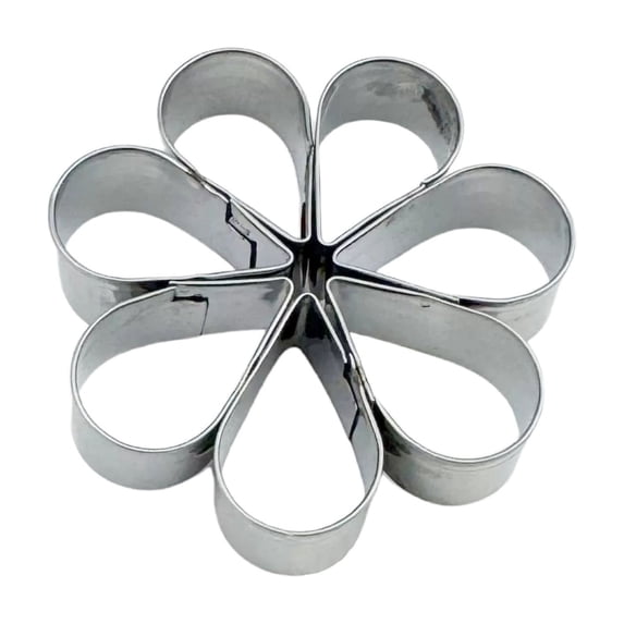 Flower Cookie Cutters, Stainless Steel Non-Stick Baking Mold, Small Flower Shape Cookie Mold for Party DIY Cookies, Easy Clean, Baking Supplies, 1 Pcs