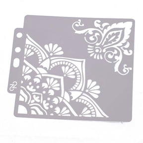 Flower Corner Stencils Template Painting Scrapbooking Embossing Stamping Album C