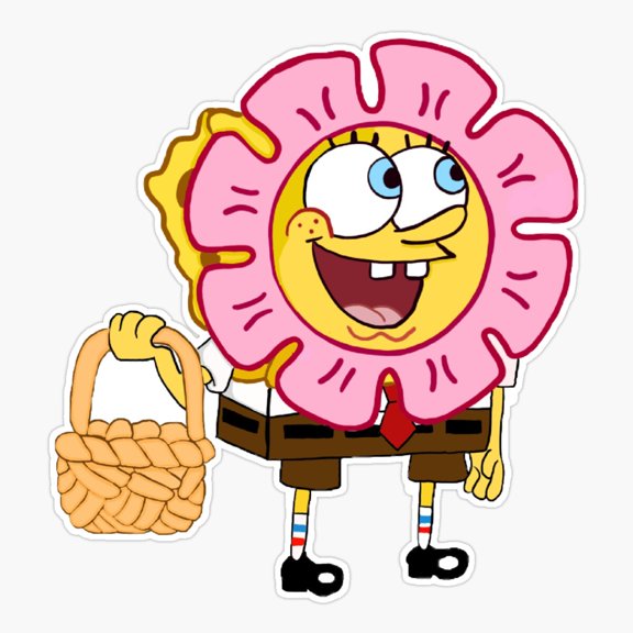 Flower Costume Apparel Vinyl Decal Sticker
