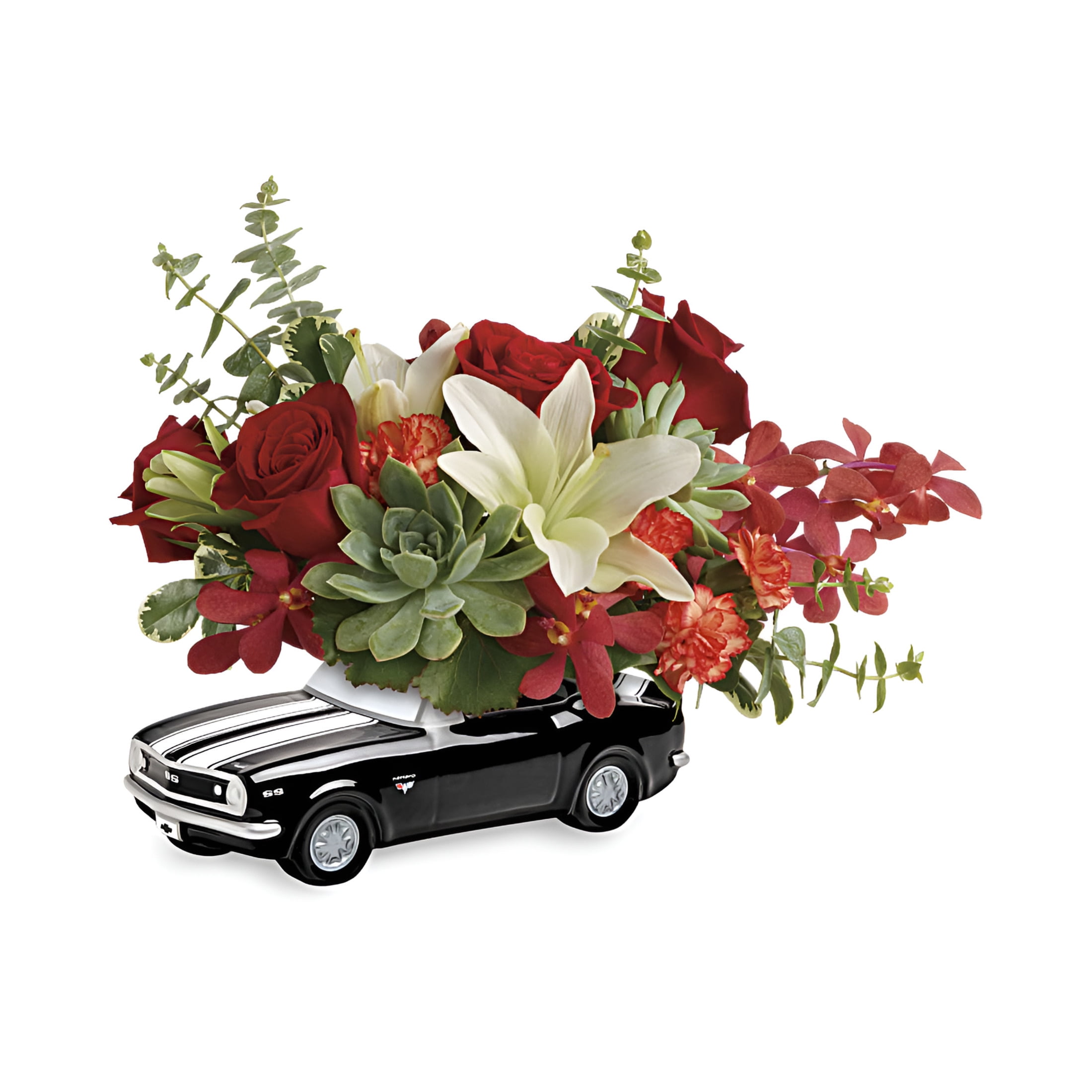 Flower Cottage on Main Teleflora's Chevy Camaro Blooming Bouquet