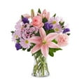 thumbnail image 1 of Flower Country - Tea Time Small: Pink, Purple, & Multicolor Fresh Cut Flowers with Vase, Decorative, 1 of 3