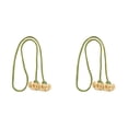 thumbnail image 1 of Flower Curtain Tiebacks Handmade Rope Curtain Holdbacks Decorative No Drill Curtain Tiebacks for Farmhouse Window Decor Yellow, 1 of 9