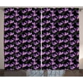 thumbnail image 1 of Ambesonne Flower Curtains 2 Panel Set, Tender Crocus Bouquet, 108" x 90", Multicolor, 1 of 3