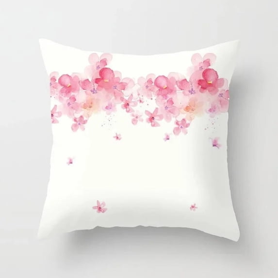 Flower Cushion Cover Geometric Abstract Art Throw Pillow Sofa Home Decor