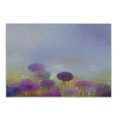 thumbnail image 1 of Flower Cutting Board, Onion in Meadow Pastoral Scenery at Springtime Birth of Nature Themed Illustration, Decorative Tempered Glass Cutting and Serving Board, Small Size, Purple Blue, by Ambesonne, 1 of 1