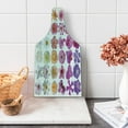thumbnail image 1 of Flower Cutting Board, Pattern of Various Vase Flowers Petunia Botanic Wild Orchid Floral Nature Art, Tempered Glass Cutting and Serving Board, Wine Bottle Shape, White Lilac Pink, by Ambesonne, 1 of 5