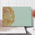 thumbnail image 1 of Flower Cutting Board, Tropical Exotic Hawaiian Island Floral in Side Frame with Abstract Stiped Backdrop, Decorative Tempered Glass Cutting and Serving Board, Large Size, Vermilion, by Ambesonne, 1 of 5