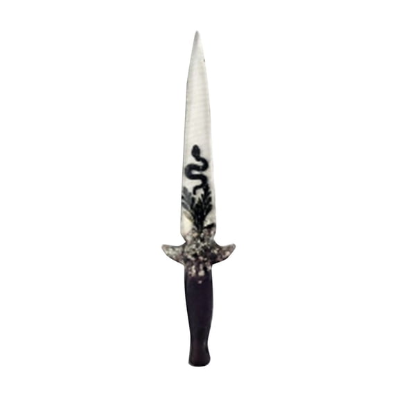 Flower Dagger Bookmark Set, Creative Floral Metal Page Markers, Decorative Book Accessories for Readers and Book Lovers, 2 Pieces B#070 Black