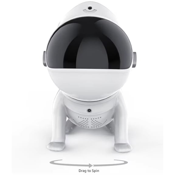 Flower Dance Star Galaxy Projector Dog, Space Buddy With 360 Adjustable,Smart APP Control,21 Nebula,Bluetooth Music Speaker,8 White Noises