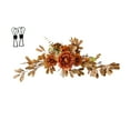 thumbnail image 1 of Flower Decor 24in Floral Decoration with 2pcs Clips Light Yellow Champagne Pink Orange Blue Wedding Arch Flowers, 1 of 6