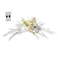 thumbnail image 1 of Flower Decor 24in Floral Decoration with 2pcs Clips Light Yellow Champagne Pink Orange Blue Wedding Arch Flowers, 1 of 6