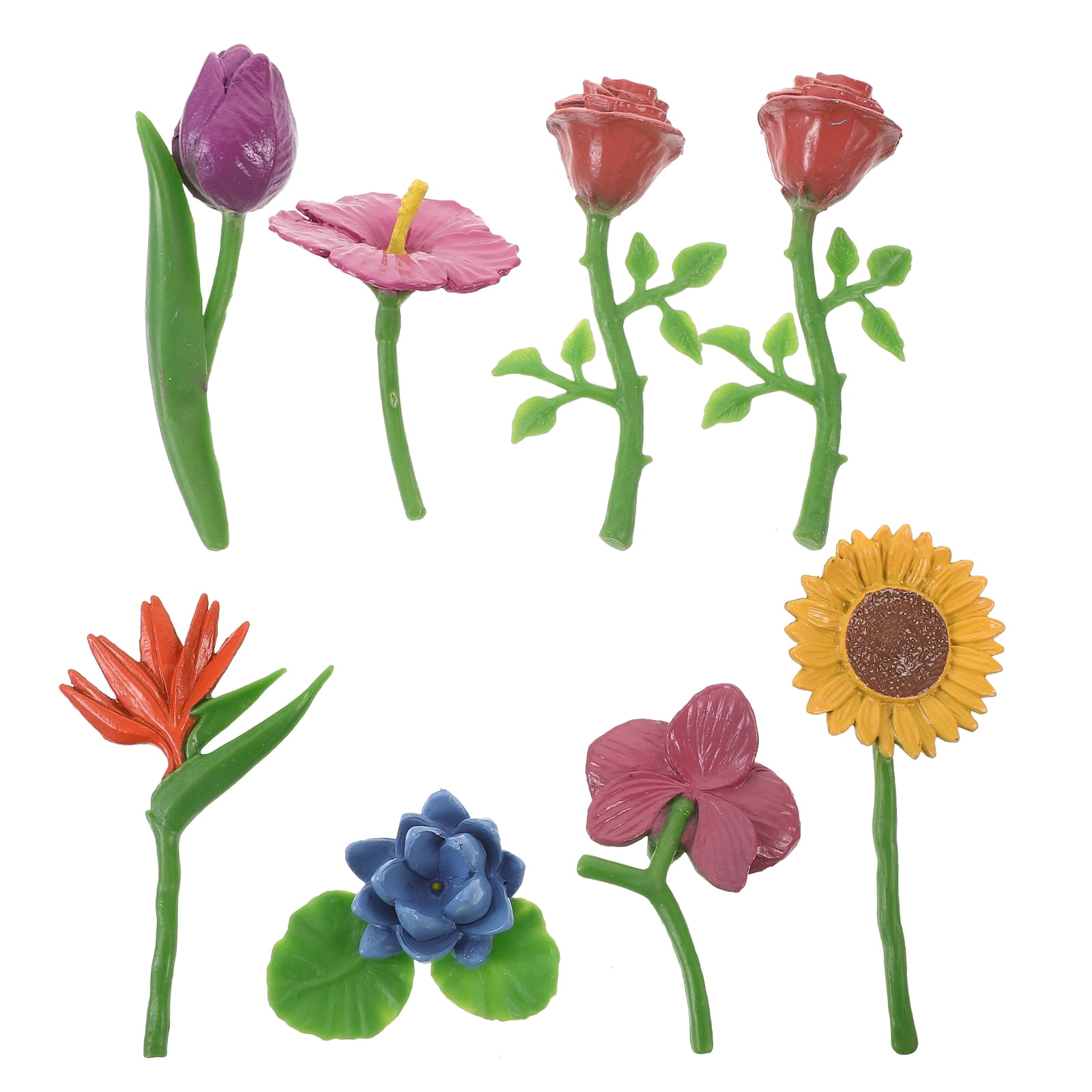 Flower Decor Artificial Plant Simulated Hand Model Set Outdoor Plants