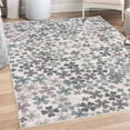 thumbnail image 1 of Flower Decorative Rug, Lilac Flowers Blossoms in Spring Romantic Meadow Happy Fun Countryside Print, Quality Carpet for Bedroom Dorm and Living Room, 6 Sizes, Sage Green, by Ambesonne, 1 of 4