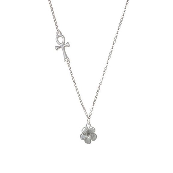 Flower Delicate Ankh Necklace