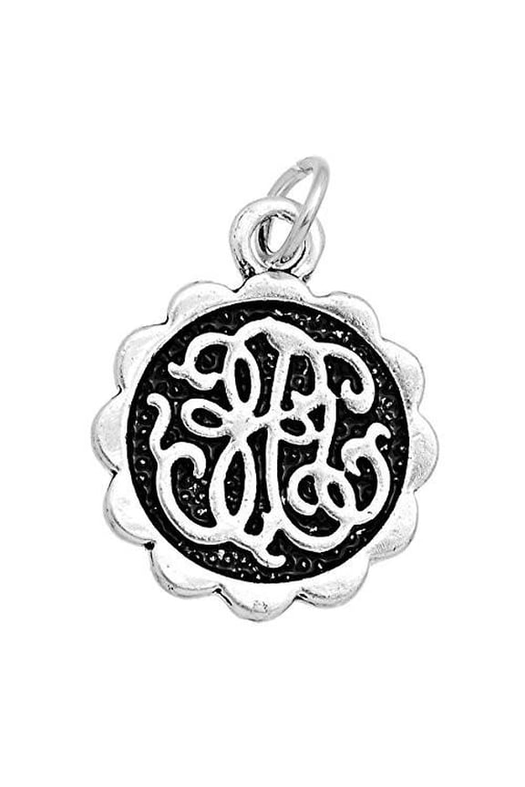 Flower Design Charm Pendant for Necklace