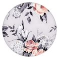 thumbnail image 1 of Flower Design Round Tablecloth with Elastic Fit, Soft Water-Resistant Fabric for Spring and Summer Decor, Fits 44-52 Inch Tables, 1 of 7