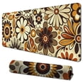 thumbnail image 1 of Flower Desk Mat,Large Gaming Keyboard Mouse Pad,Non-Slip Rubber Base Desk Pad Thick Stitched Edges Waterproof Mousepad, 1 of 6