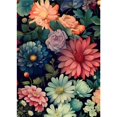 thumbnail image 1 of Flower Diamond Art Kits for Adults, Flower Diamond Painting Kits for Adults, DIY 5D Full Drill Gem Art Kit, Easy Diamond Dots for Beginners for Gift Home Decor 12x16 Inch, 1 of 6