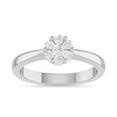 thumbnail image 1 of Flower Diamond Ring, Seven Stone Diamond Engagement Ring, Floral Cluster Diamond Wedding Anniversary Ring, Delicate Diamond Ring, 925 Sterling Silver, 1.5 Ct Simulated Diamond, Gift Ring, 1 of 4