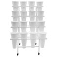 Flower Display Stand, Flower Display Stand w/ Buckets, Flower Bar Stand w/ Wheels Flower Stand