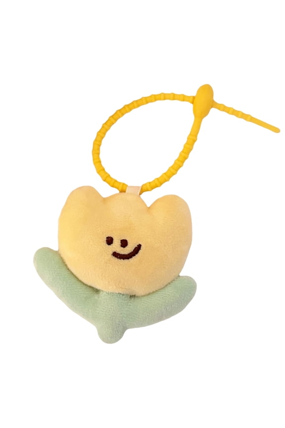 Flower Doll Keychain Pendant – Cute Handmade Accessory for Bags & Keys, Perfect Gift for Couples & Women, Wholesale Available