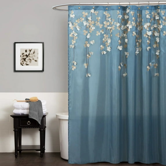 Flower Drops Federal 72"x72" Shower Curtain