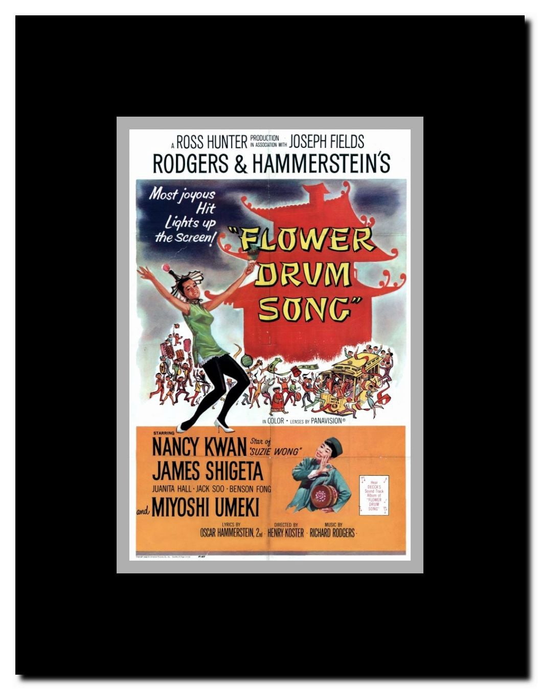 Flower Drum Song Framed Movie Poster