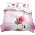 thumbnail image 1 of Flower Duvet Cover Set,Bedding Set for Kids and Adult, Home Decor, King Size, 1 of 4