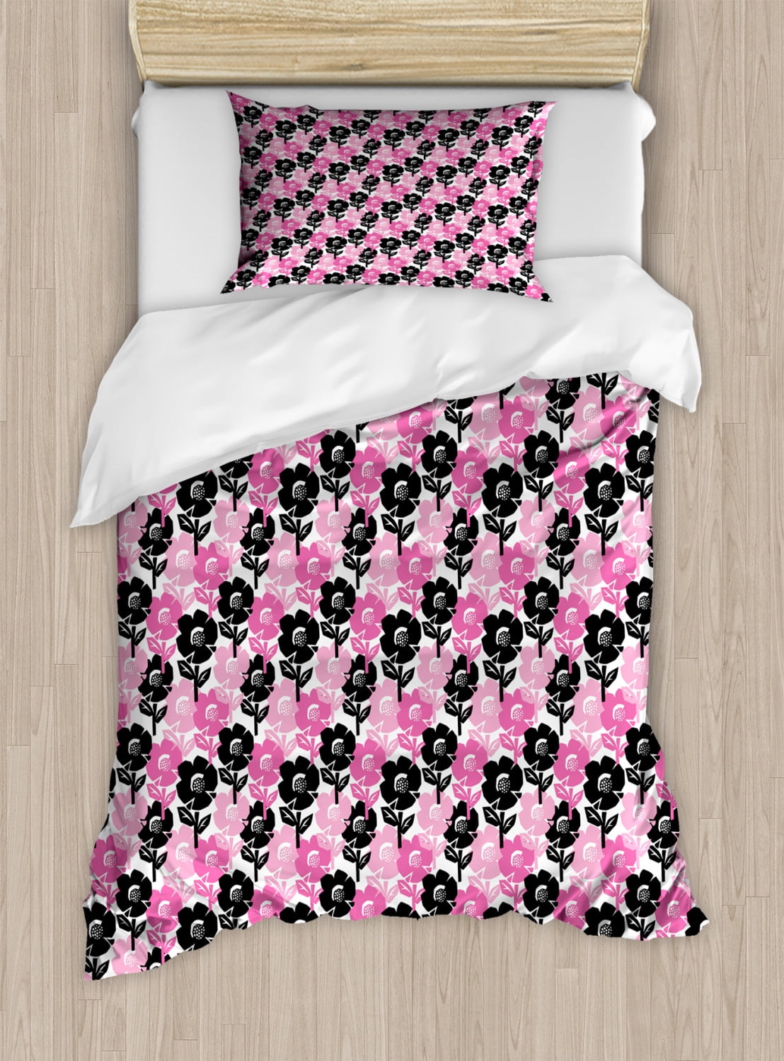 Pink Spring Double-Sided Daisy Quilted Duvet 200X215 Cm
