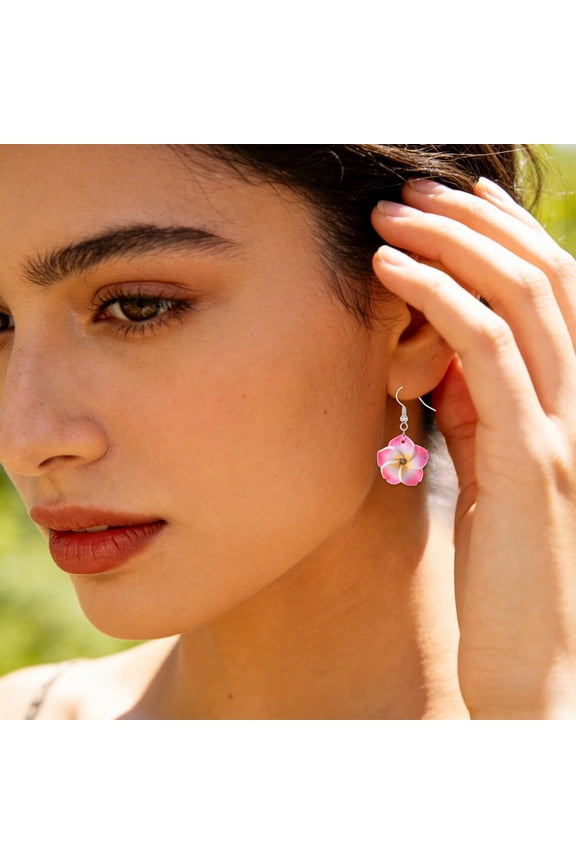 Flower Earrings Dangle for Women, Colorful Drop Earrings Set, Spring Earrings for Women, Suitable for Spring Gifts