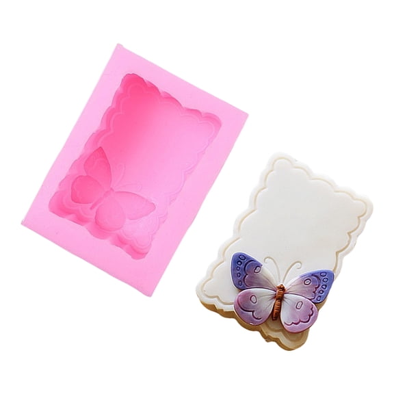 Flower Embossed Silicone Molds for Handmade Soap Home Decoration Soap Making Molds for Epoxy Resin