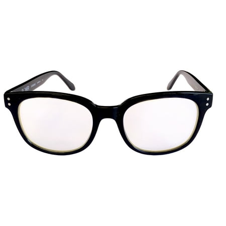 Flower Eyewear Handmade BlueLight Blocking Computer Glasses, Black