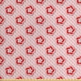 thumbnail image 1 of Ambesonne Flower Fabric by the Yard Upholstery, Abstract Spring Flora, 3 Yards, Rose Dark Coral White, 1 of 4