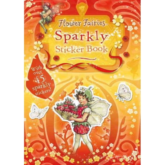 Pre-Owned Flower Fairies Flower Fairies Sparkly Sticker Book, (Paperback)