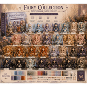 Flower Fairies Patchwork Kit, Complete Flower Fairies Patchwork Sewing Kit DIY Floral Winged Elf Cloth Doll Set, Pre-Cut Fabrics Step-by-Step Guide Craft Kit for New Crafters G