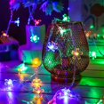 thumbnail image 1 of Flower Fairy String Lights, 33ft 100 LED Cherry Blossom Plug in Easter Christmas Tree Hanging Décor Lamp, Garden Bedroom Indoor Decorations for Fence, Wedding Birthday Party (Multicolor), 1 of 18