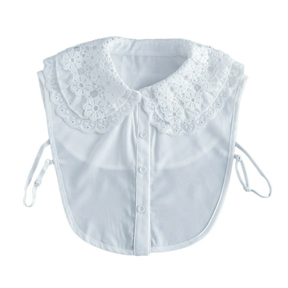 ✪ Flower Faux Collar Decorative Collars for Dress Suit Removable False Collar Universal Shawl Elegant Sweater Faux Collar