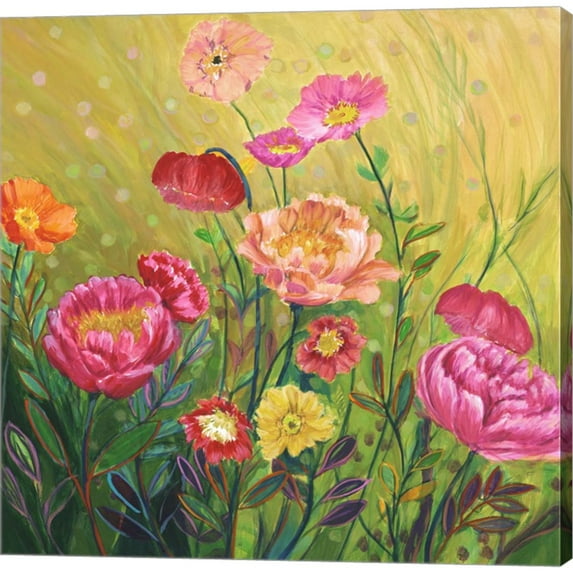 Flower Field II by Julie Joy, Canvas Wall Art, 24W x 24H