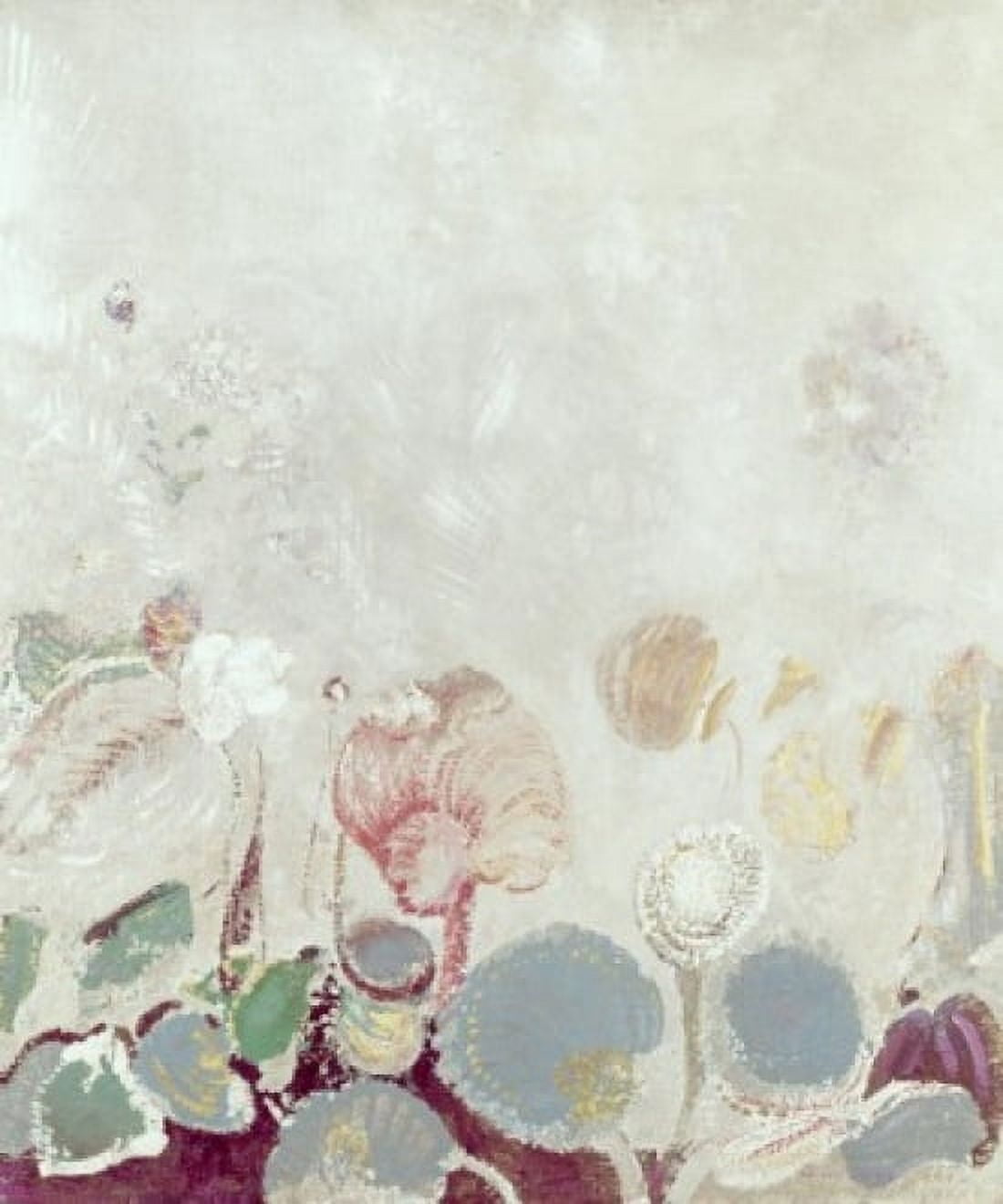 Flower Field Odilon Redon (1840-1916 French) Canvas Art - Odilon Redon (24 x 36)