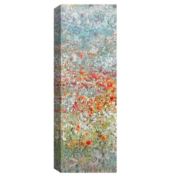 Flower Field Panel II by Studio Arts Canvas Art Print