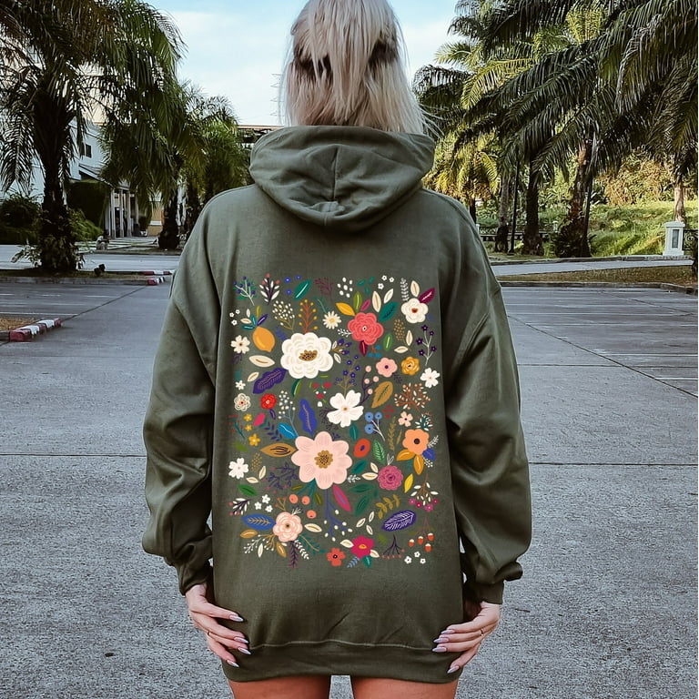 Army flower hoodie 2025
