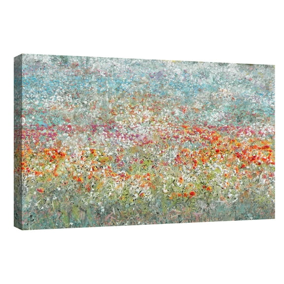 Flower Field by Studio Arts Canvas Art Print