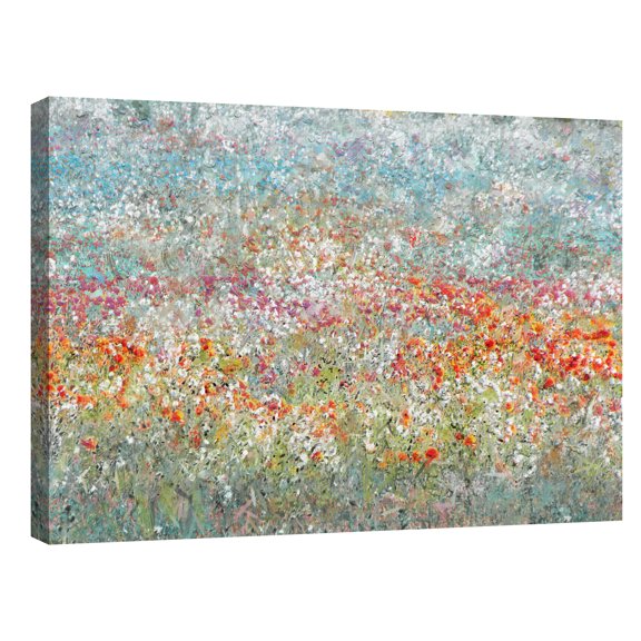 Flower Field by Studio Arts Canvas Art Print