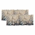 thumbnail image 1 of Flower Floral Curtain Valances for Windows, Kitchen Valance Window Treatments Panel 2 Pack, Retro Abstract Modern Minimalist Smear Art Rod Pocket Short Curtains for Bathroom Bedroom 60 x 18 Inch, 1 of 8