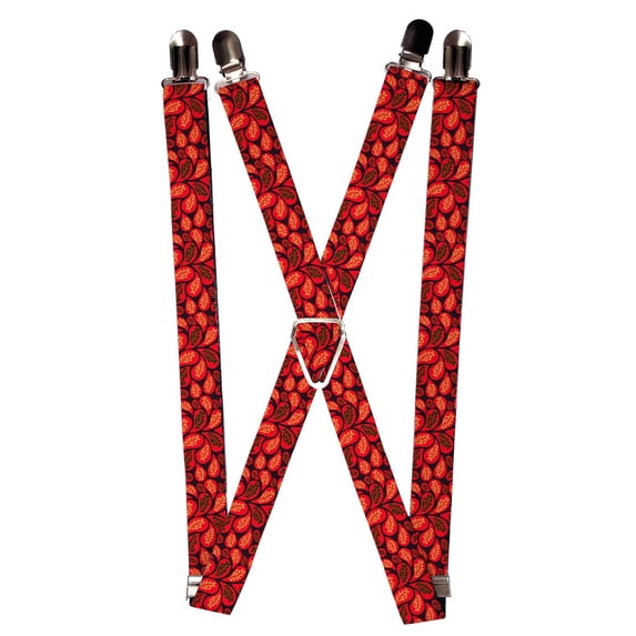 Flower Floral Pattern Suspenders