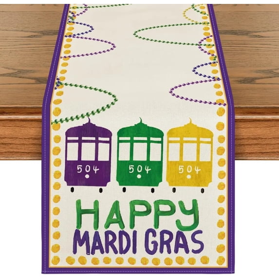 Flower Floral Table Runner Spring Summer Seasonal Kitchen Dining Table ration for Indoor Outdoor Home Party Wedding r