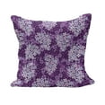 thumbnail image 1 of Flower Fluffy Throw Pillow Cushion Cover, Lilacs Illustration Greenery Field Freshness Hydrangea Design, Rectangle Accent Pillow Case, 26" x 16", Pale Blue Purple White, by Ambesonne, 1 of 5