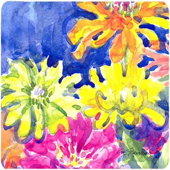 Flower Foam Coasters - Set 4