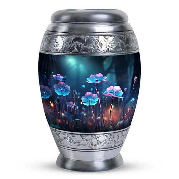 Flower In Forest Mini Urns, Keepsake Urns For Human Ashes, Funeral Urns For Adult Ashes Men, Memorial Keepsakes For Ashes, Small Urn For Ashes Adult Male 3inch, 1pcs, Cremation Urn For Ashes For Women