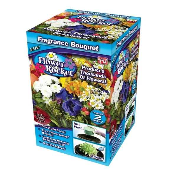 Flower Fragrance Bouquet Concentrated Seed Disc Produces Countless Flowers Indoor & Outdoor Seed Starter DIY Home Gardening Gifts Favors, Parties, for Women Men & CUSTOM Storage Carrier